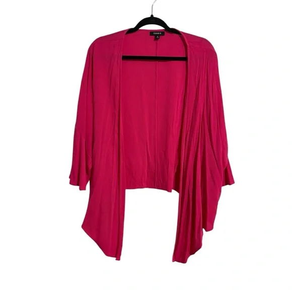 Torrid Gauze Tie Front Crop Kimono I Size: (0=12) - Picture 3 of 9